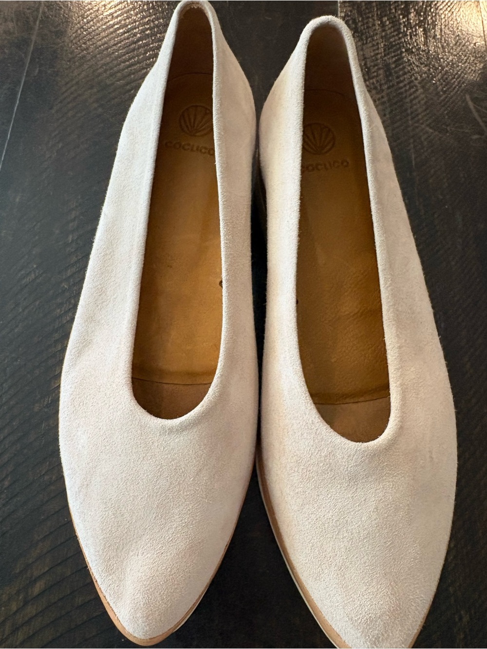 Coclico size 7.5-8 Perl wedge size 38 Platform Wedge